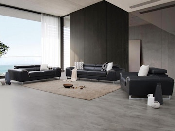 Cleo Leather Sofa Collection
