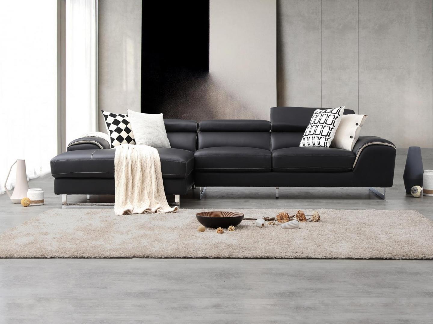 Cleo Leather Chaise Lounge Option A 3