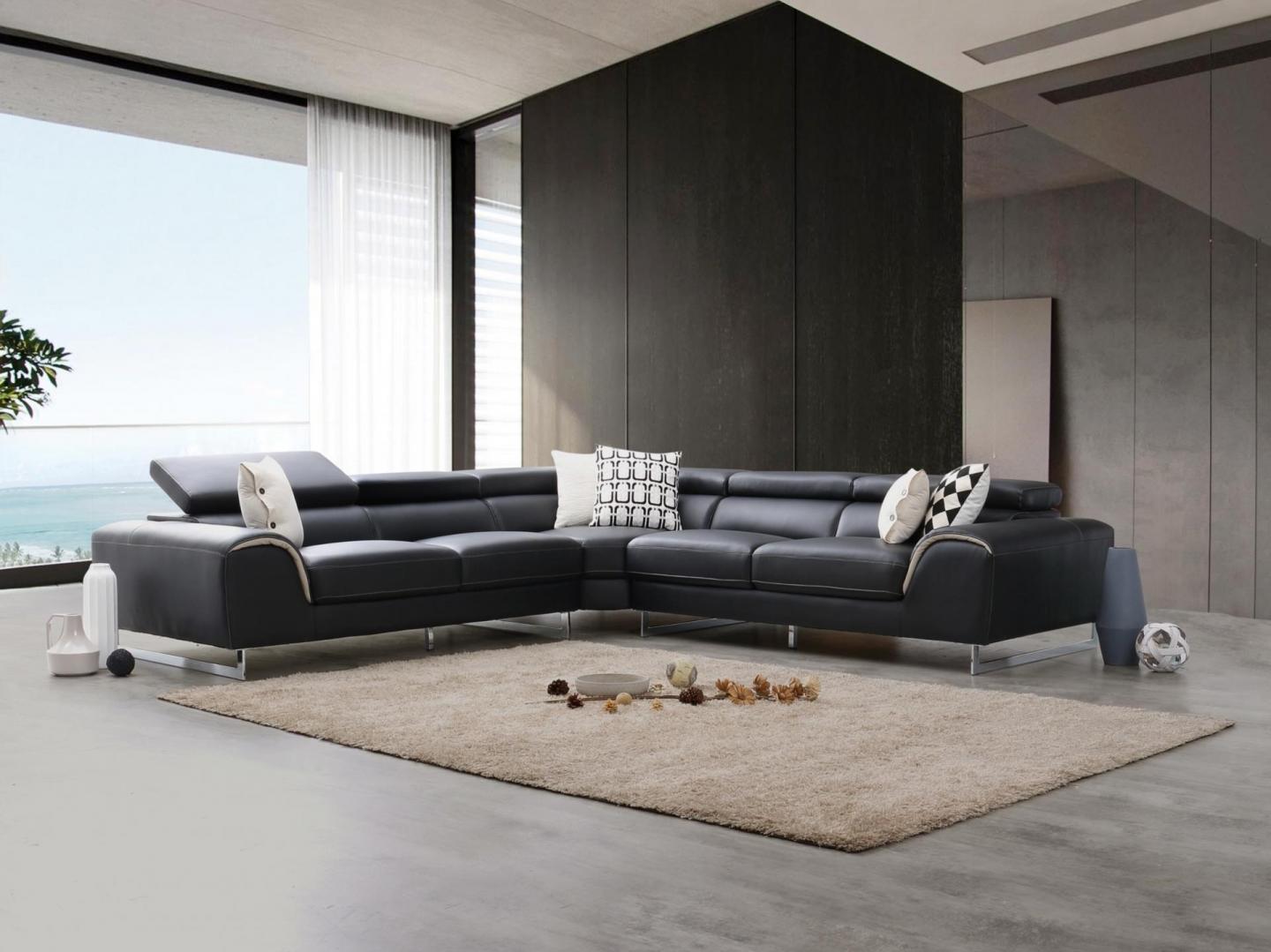 Cleo Leather Corner Lounge Option A 2