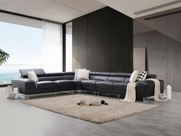 Cleo Leather Corner Lounge Collection