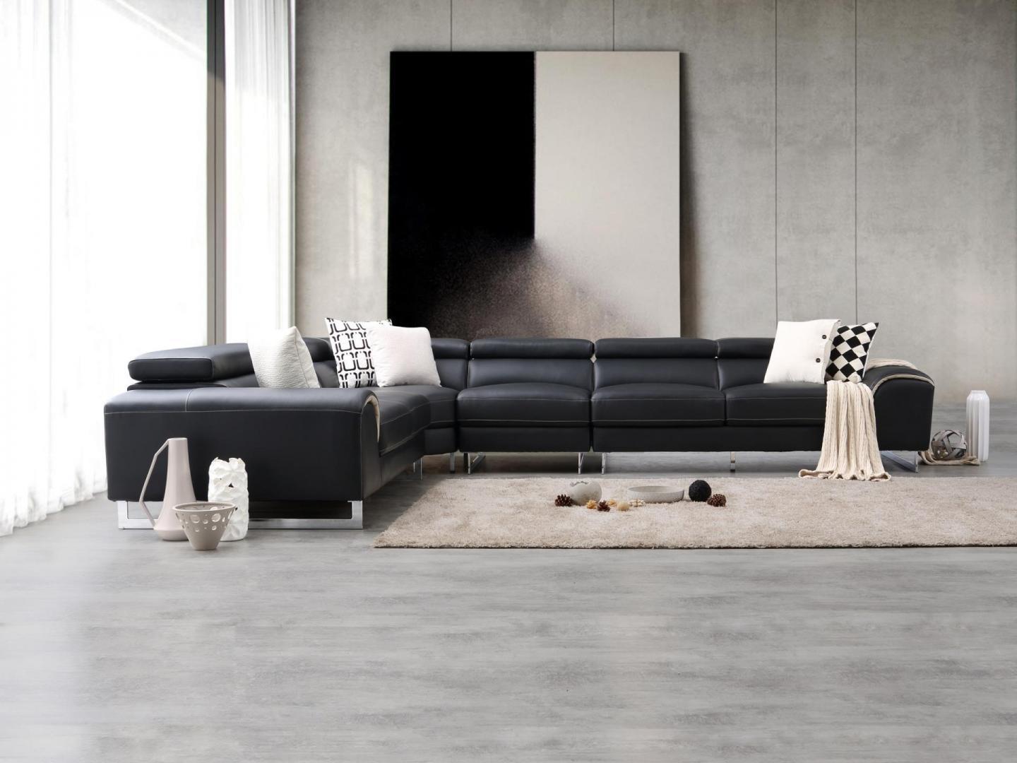 Cleo Leather Corner Lounge Option B 4