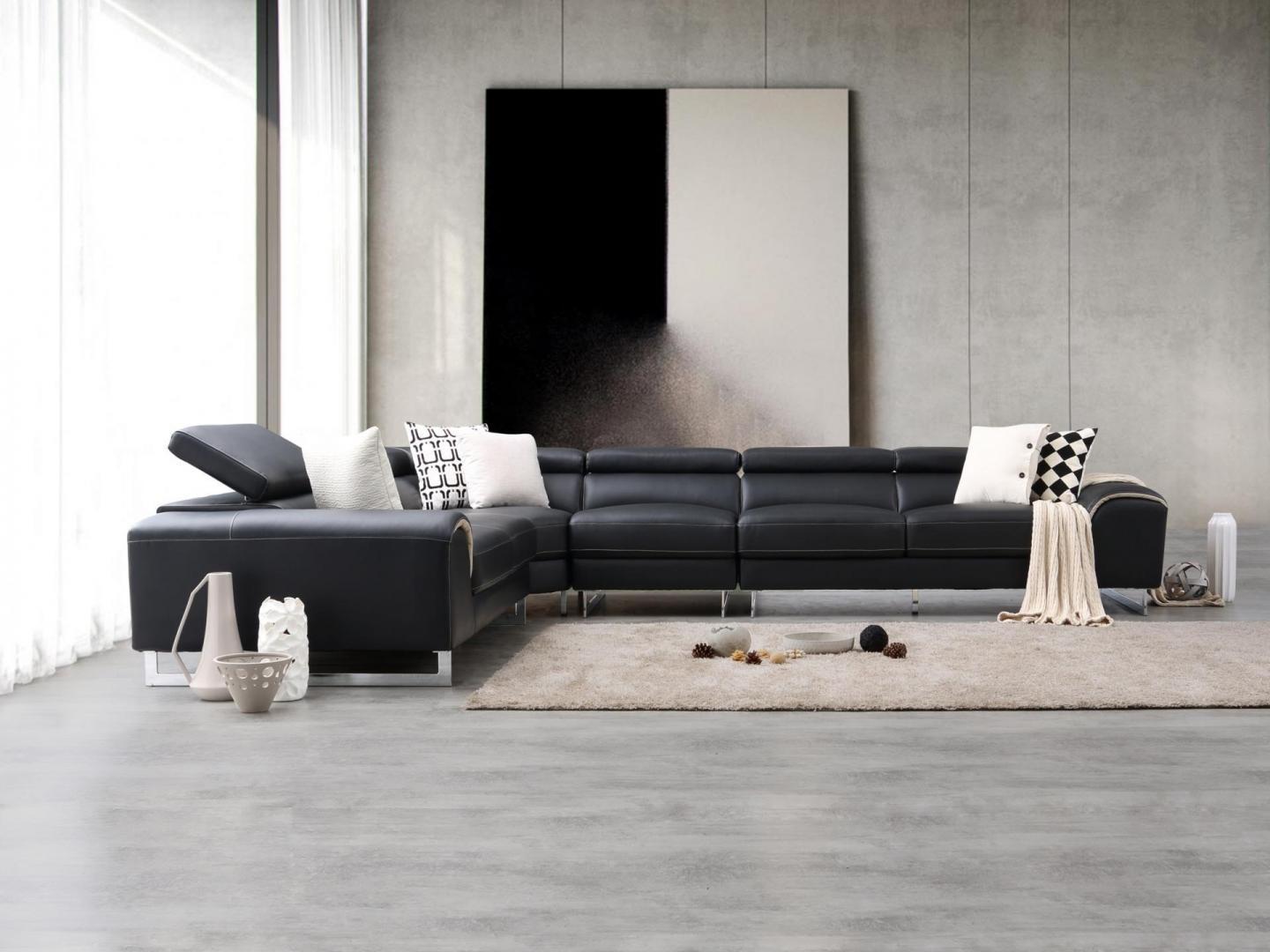 Cleo Leather Corner Lounge Option B 5