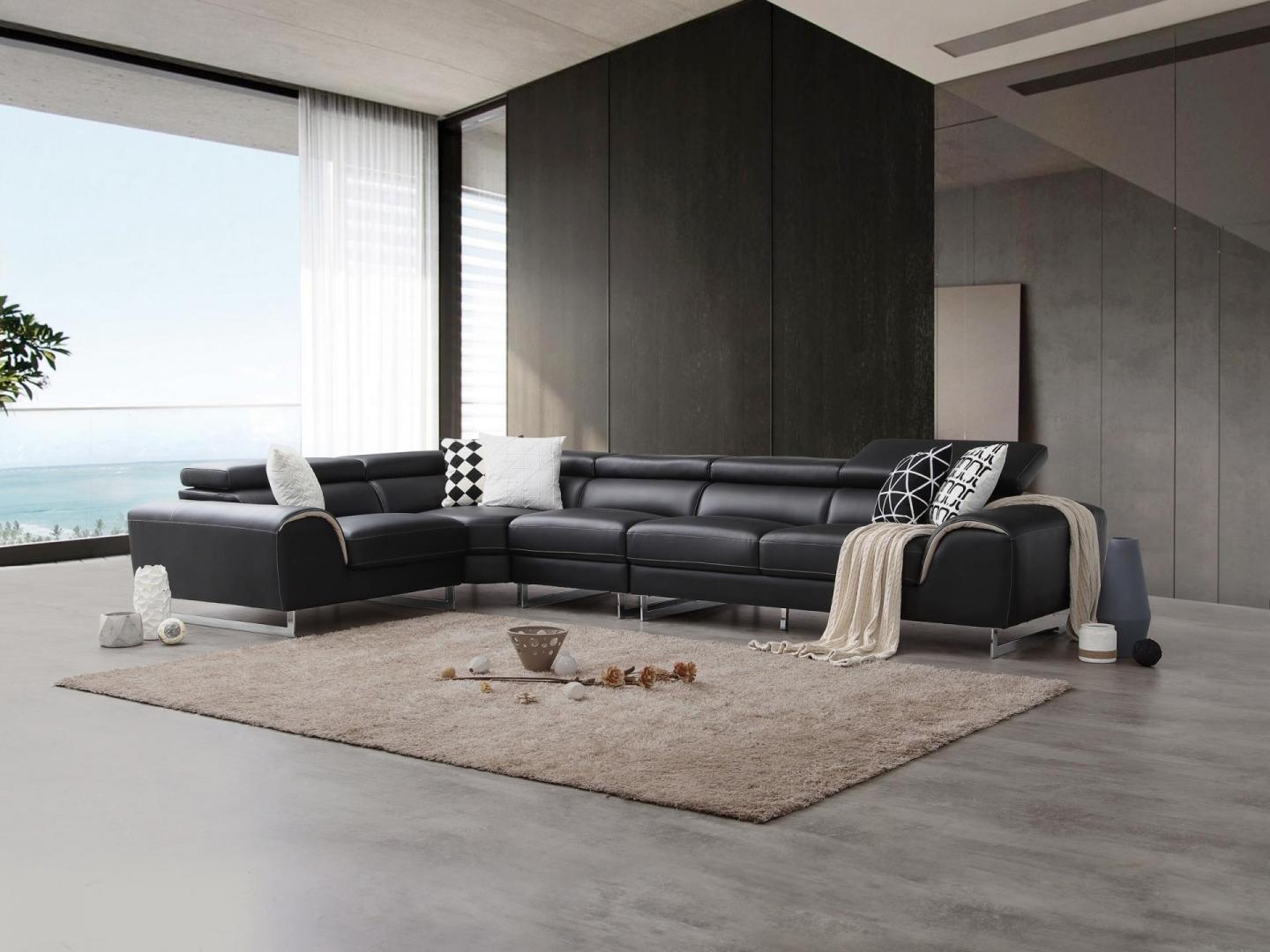 Furniture choice store leather corner sofa