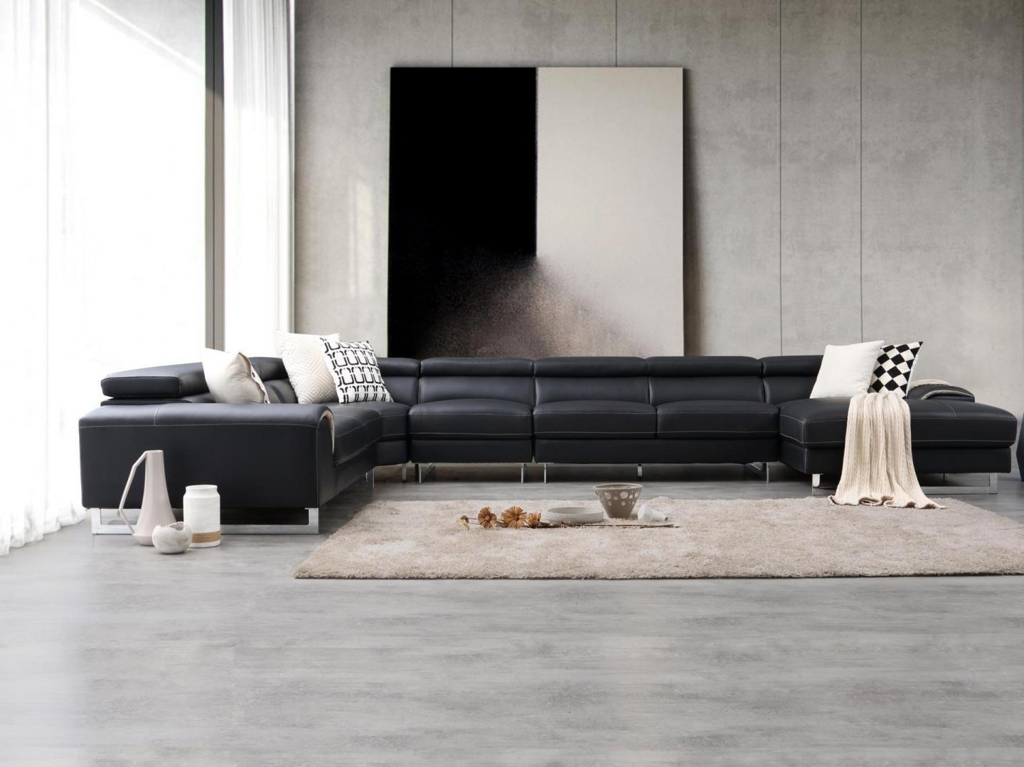 Cleo Leather Modular Lounge Option B 3