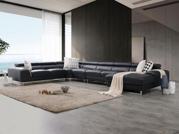 Cleo Leather Modular Lounge Collection