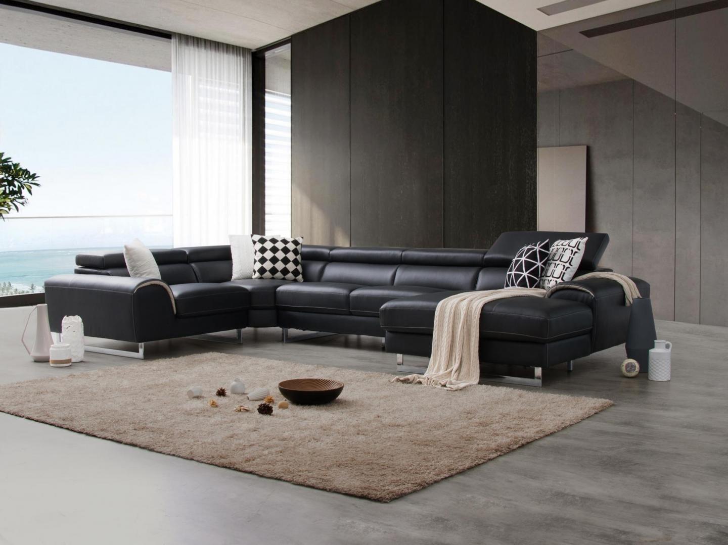 Cleo Leather Modular Lounge Option C 3