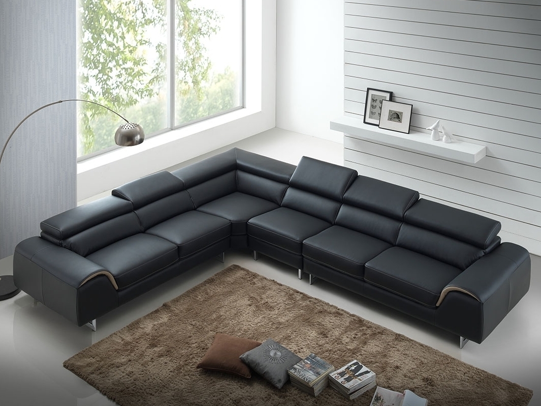 Cleo Leather Modular Lounge Option A