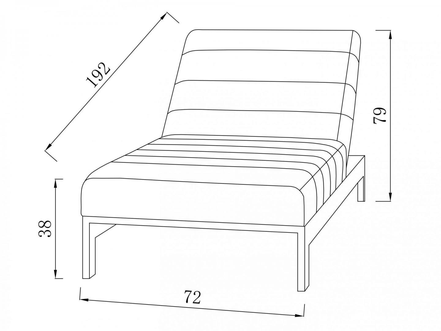 New Noosa Black Outdoor Fabric Sun Lounge 7