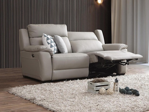 Cardiff Leather Recliner Three Seater Sofa 3