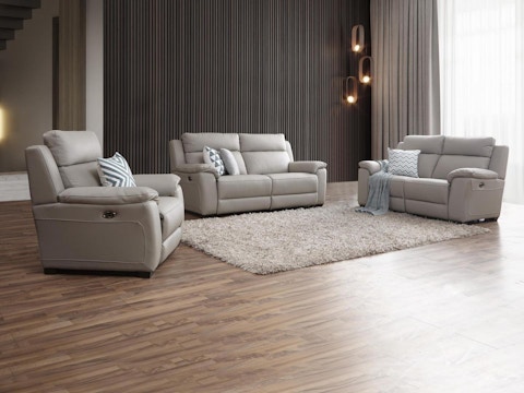 Cardiff Leather Recliner Sofa Suite 3 + 2 + 1 2