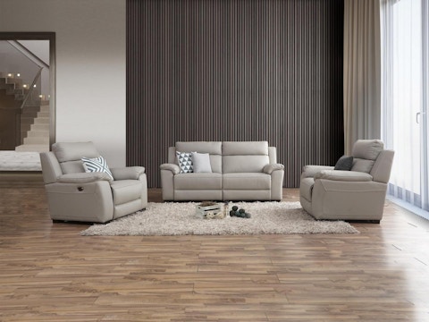 Cardiff Leather Recliner Sofa Suite 3 + 1 + 1 1