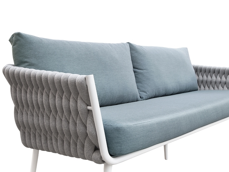 Santorini Outdoor Sofa Suite 3+1+1 With Coffee Table 2