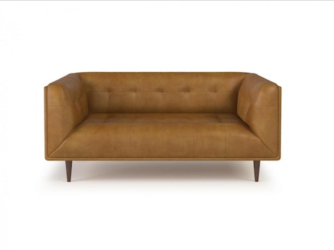 Karl Leather Two Seater Sofa 3