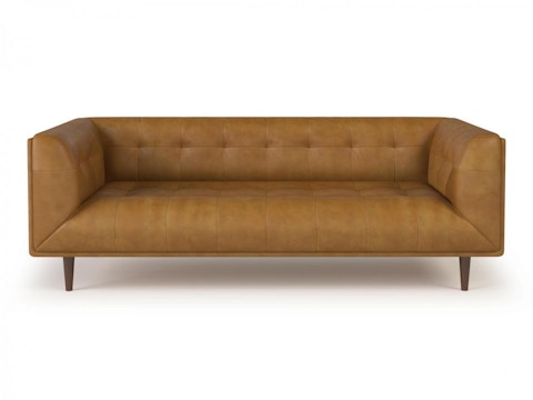 Karl Leather Three Seater Sofa 1