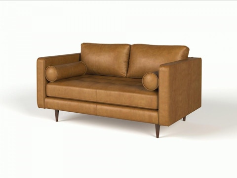 Hugo Leather Two Seater Sofa 1