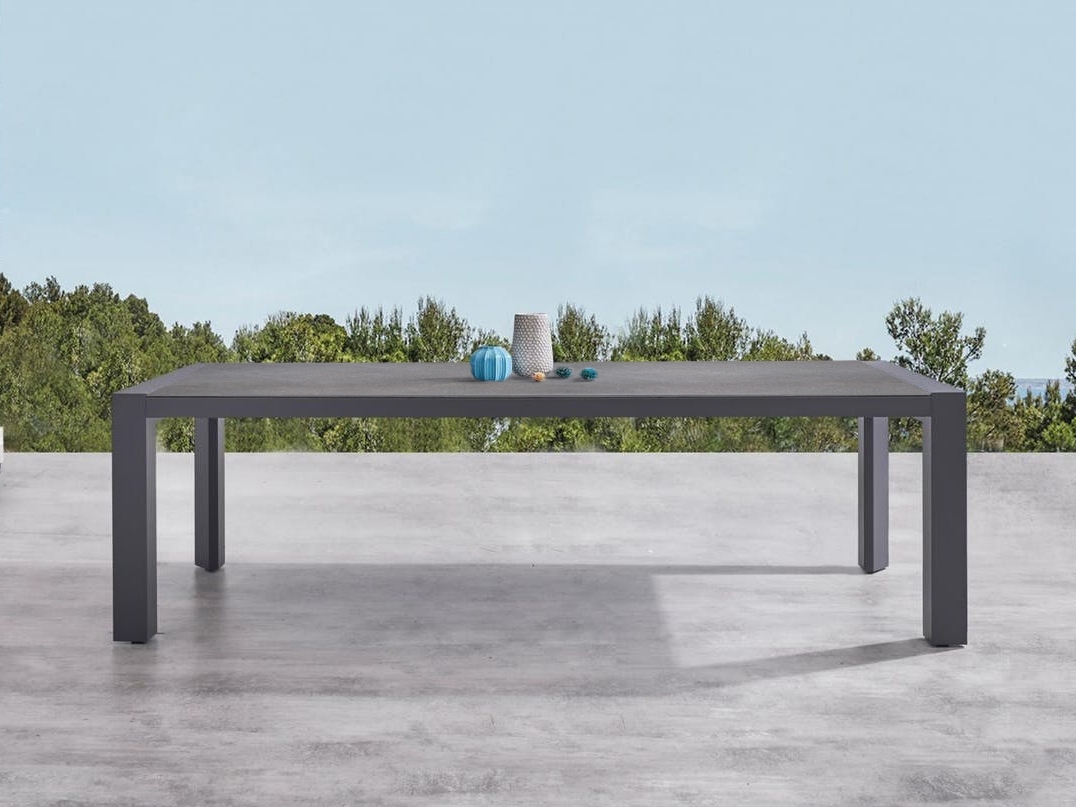 Santa Monica Charcoal 9-piece Outdoor Dining Set With Santa Monica Chairs 7