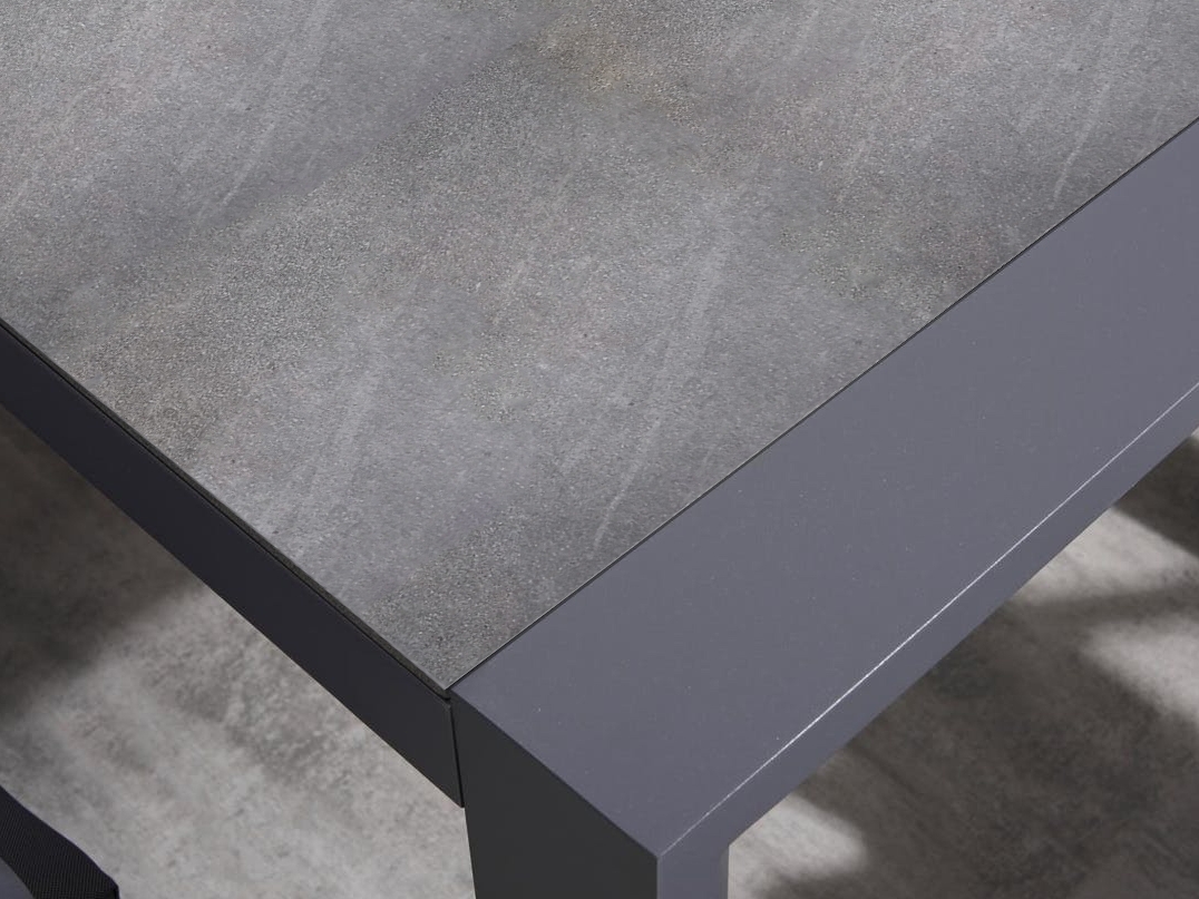 Santa Monica Charcoal 7-piece Outdoor Dining Set With Santa Monica Chairs 7