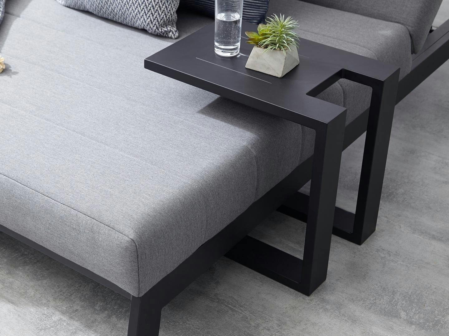 New Noosa Black Outdoor Aluminium Side Table