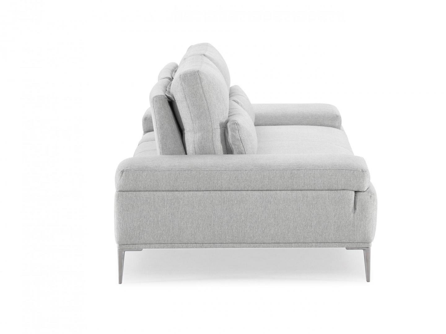 Karina Fabric Two Seat Sofa Gray 6