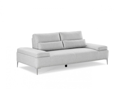 Karina Fabric Two Seater Sofa Gray 4