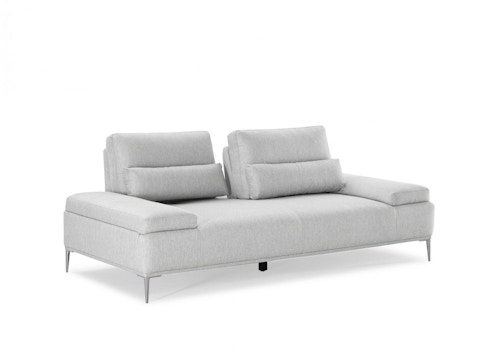 Karina Fabric Two Seater Sofa Gray 5