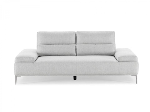 Karina Fabric Two Seater Sofa Gray 3