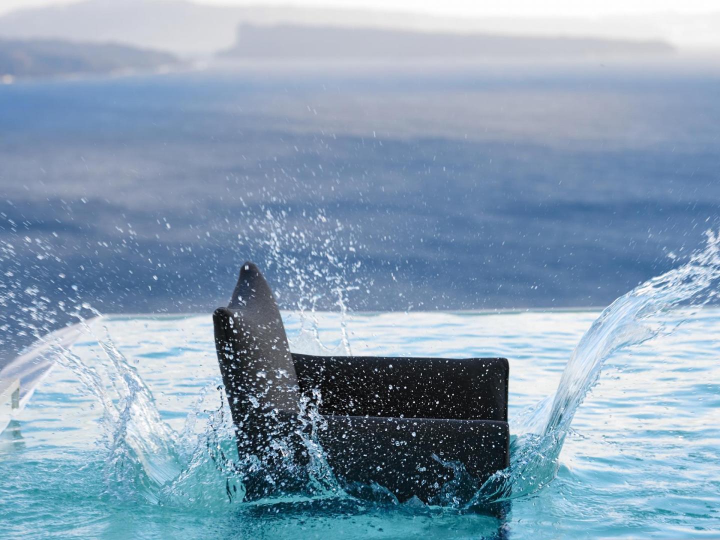 Pier Black Outdoor Dining Chair Twin Set 6