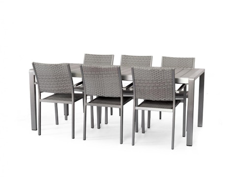 Argento Large 7-piece Outdoor Dining Set 1