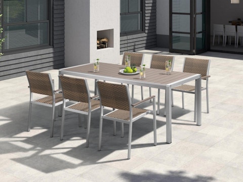 Argento Large 7-piece Outdoor Dining Set 2