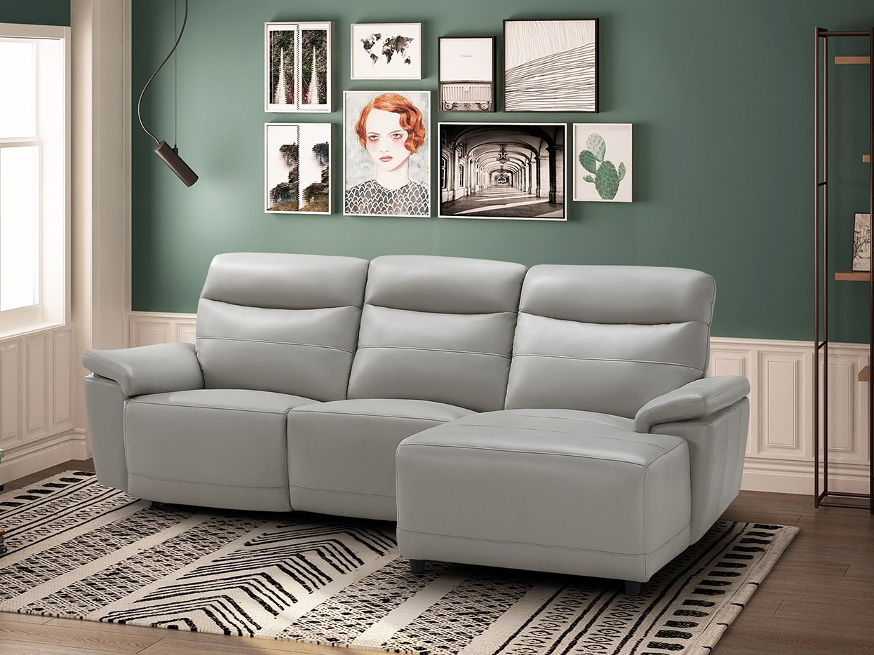 Castello Leather Recliner Chaise Lounge 4