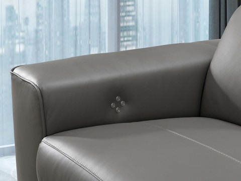 Tivoli Leather Recliner Two Seater Sofa 5