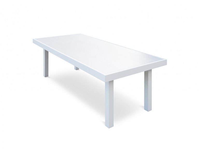Invini 6 White Outdoor Dining Table