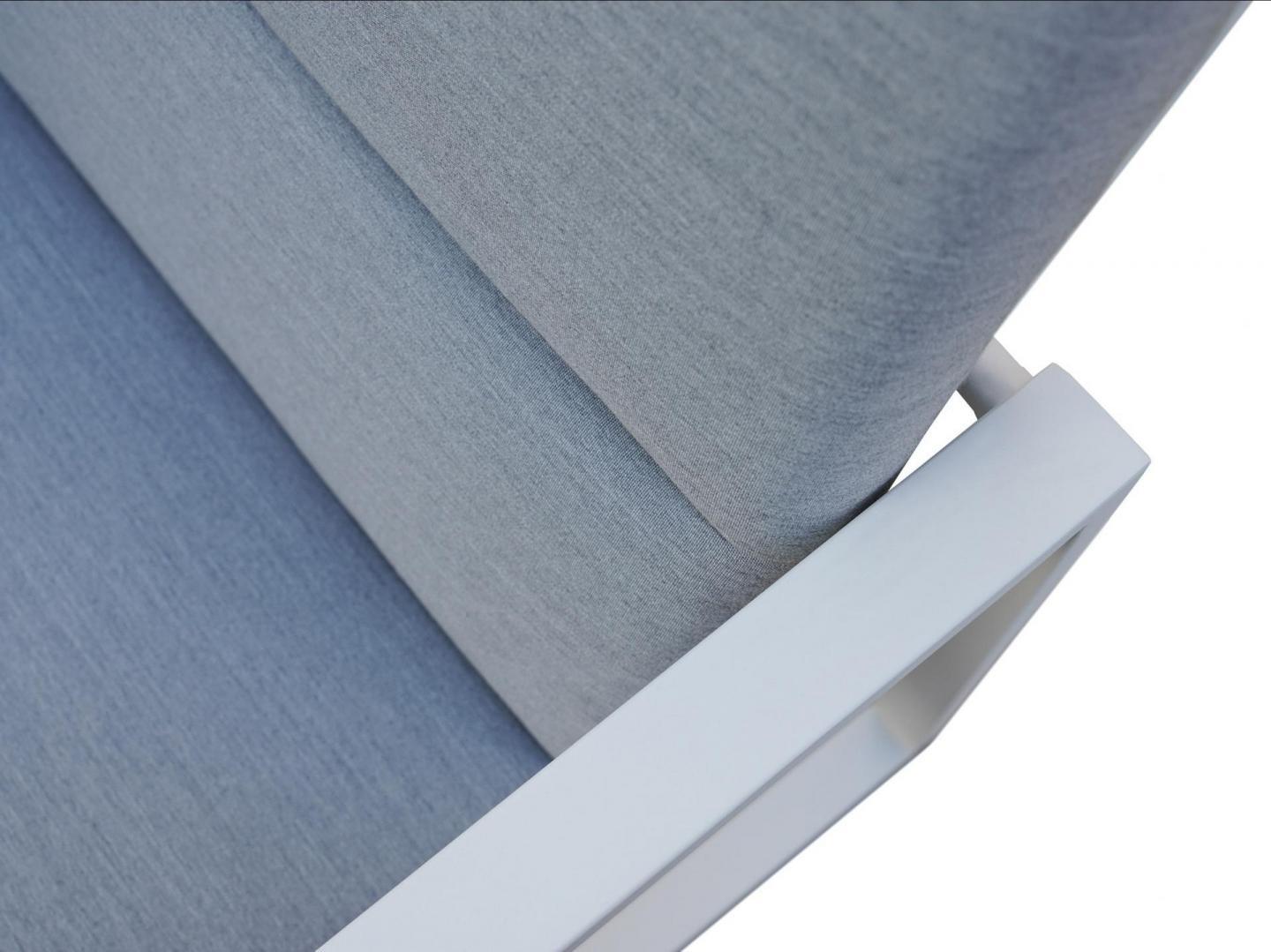 Invini White 7-piece Outdoor Ceramic Dining Set 10