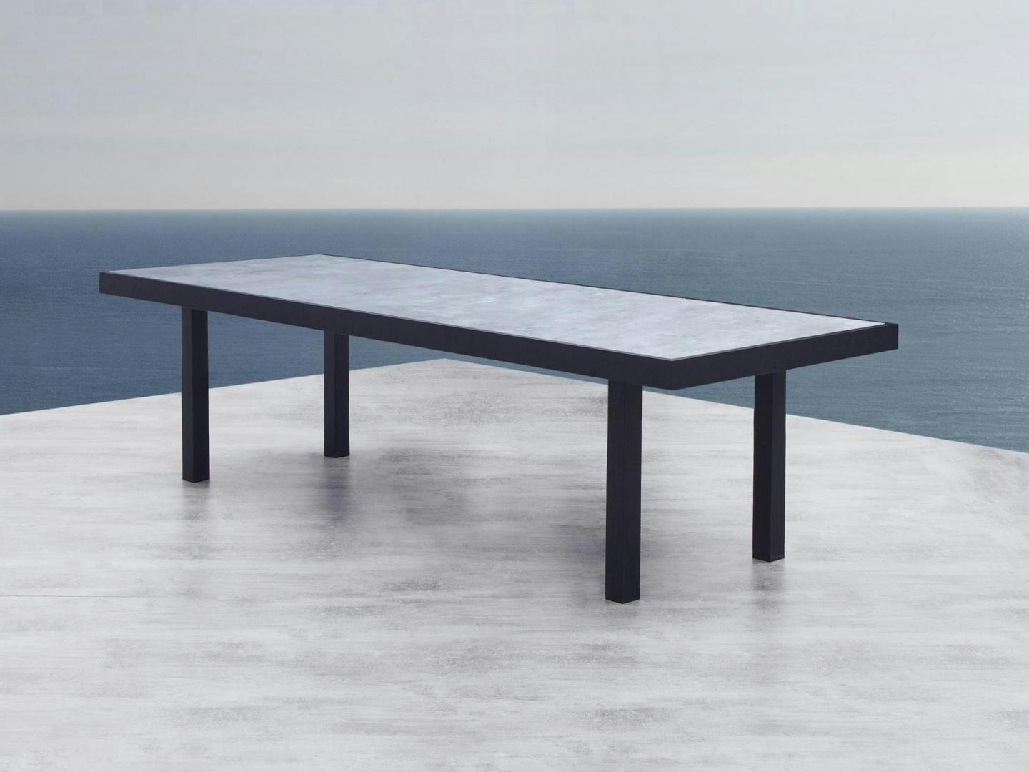 Invini Black 280x100 Outdoor Dining Table