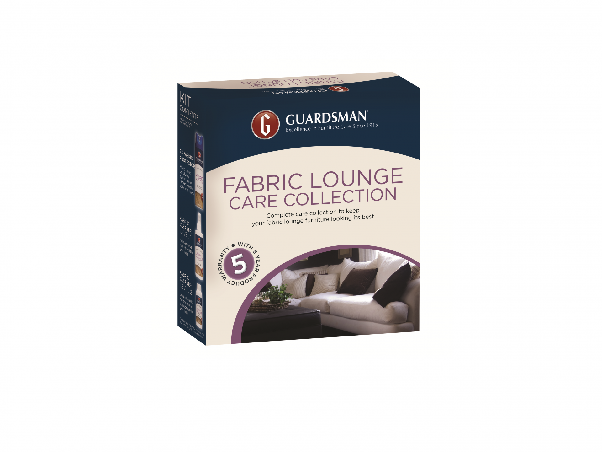 Guardsman Fabric Lounge Care Collection, Multi 5-8 Seats 2