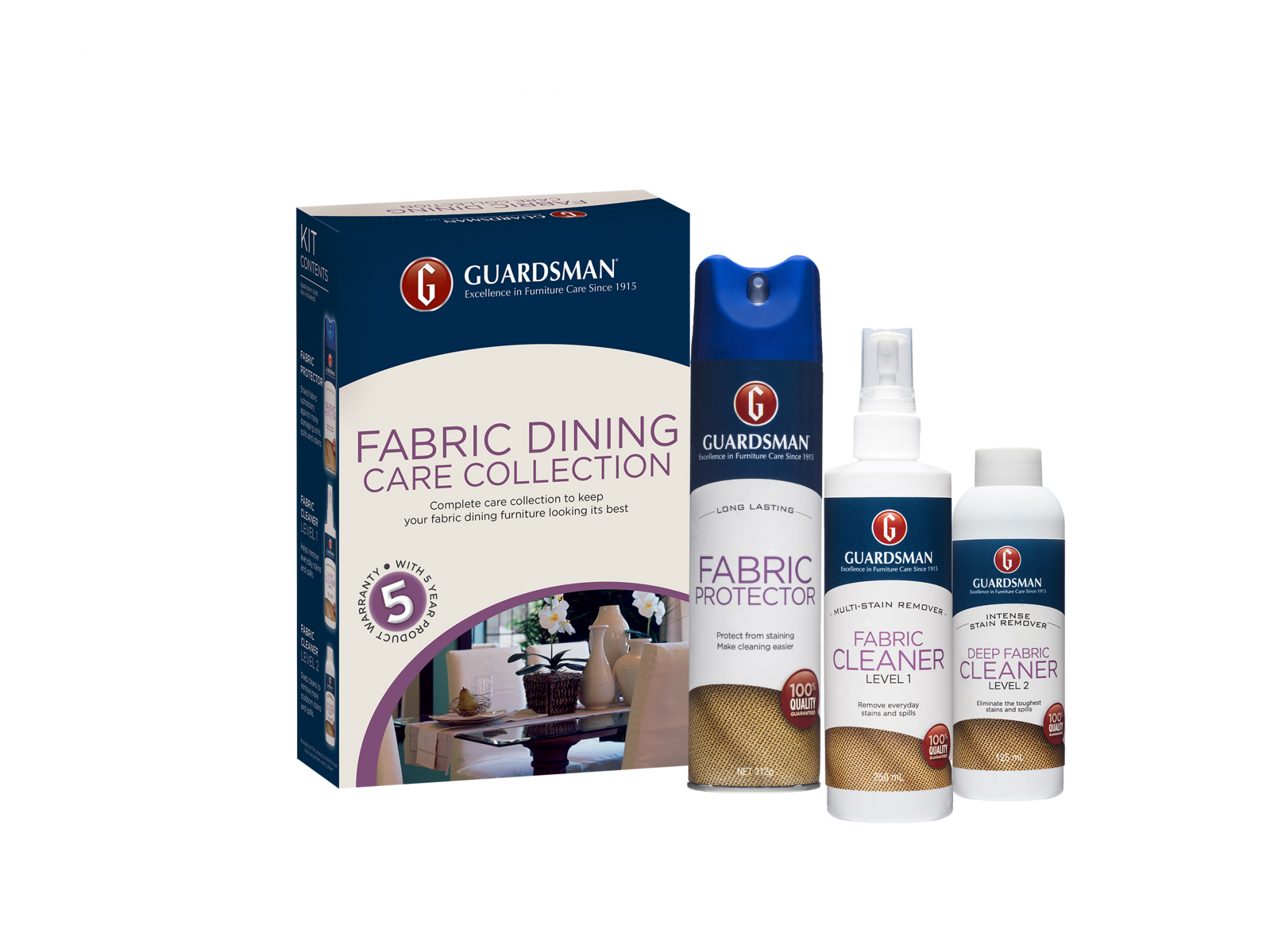 Guardsman Fabric Dining Care Collection 1-10 Chairs 2