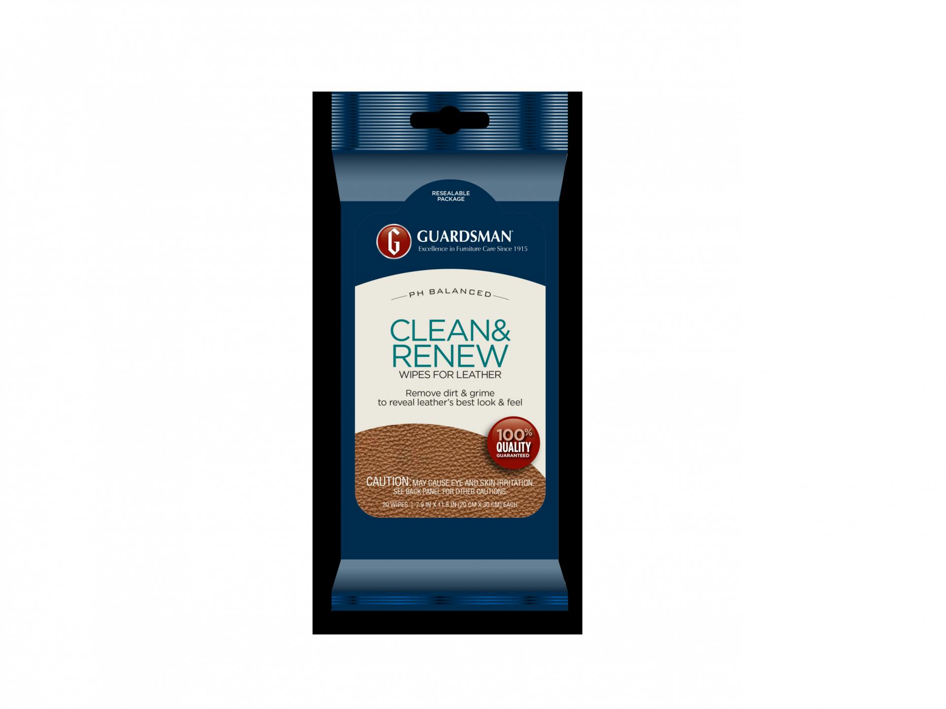 Guardsman Leather Clean & Renew Wipes