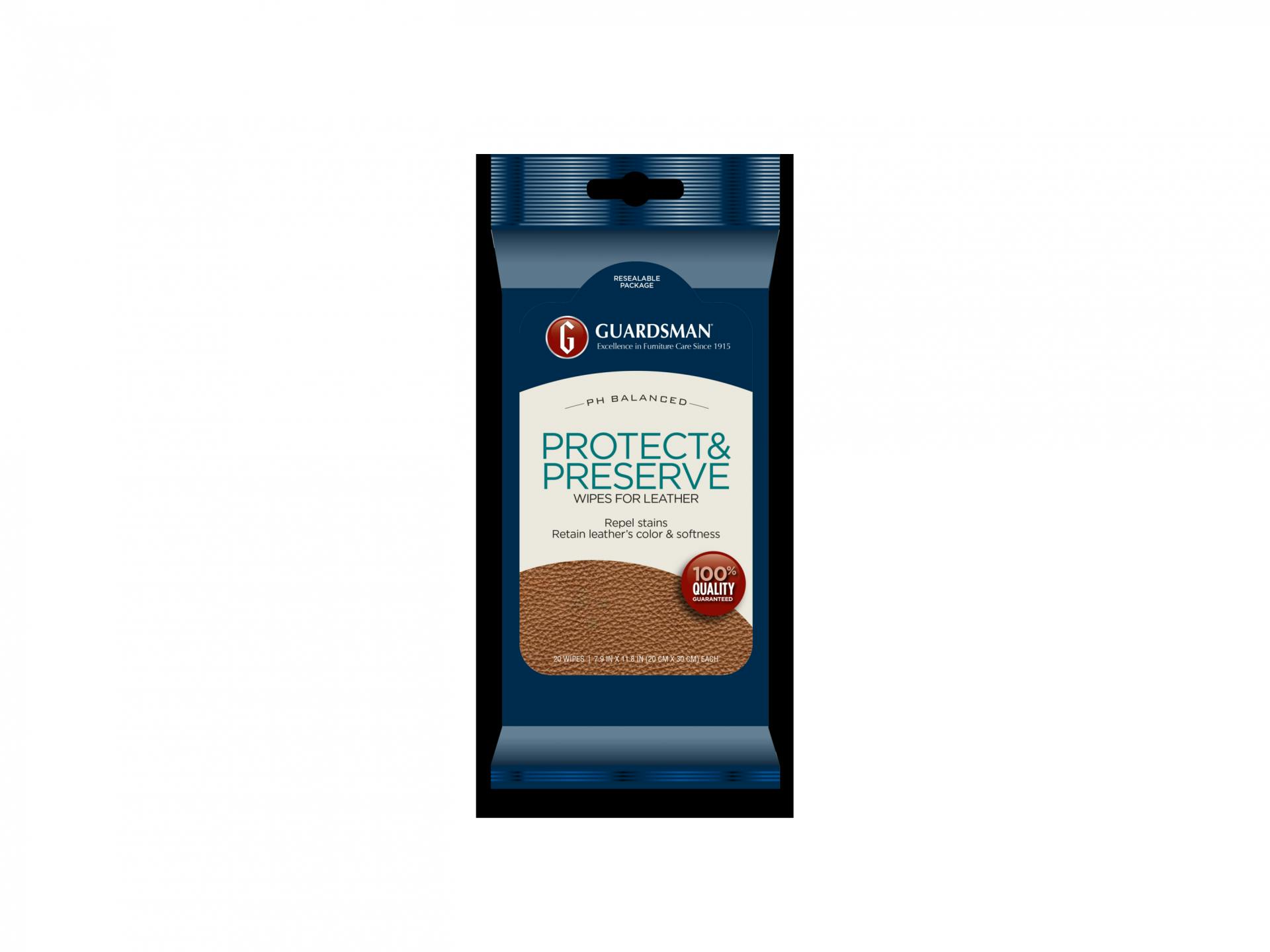 Guardsman Leather Protect & Preserve Wipes