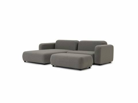 Rio Outdoor Chaise Lounge With Ottoman 3