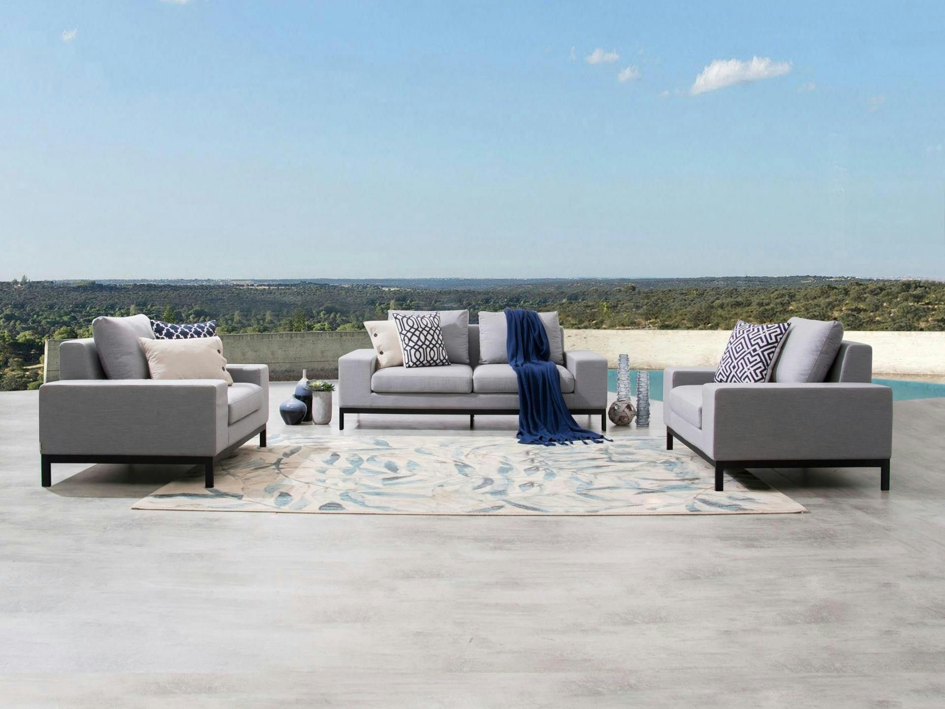 Jervis Outdoor Sofa Suite 2+1+1