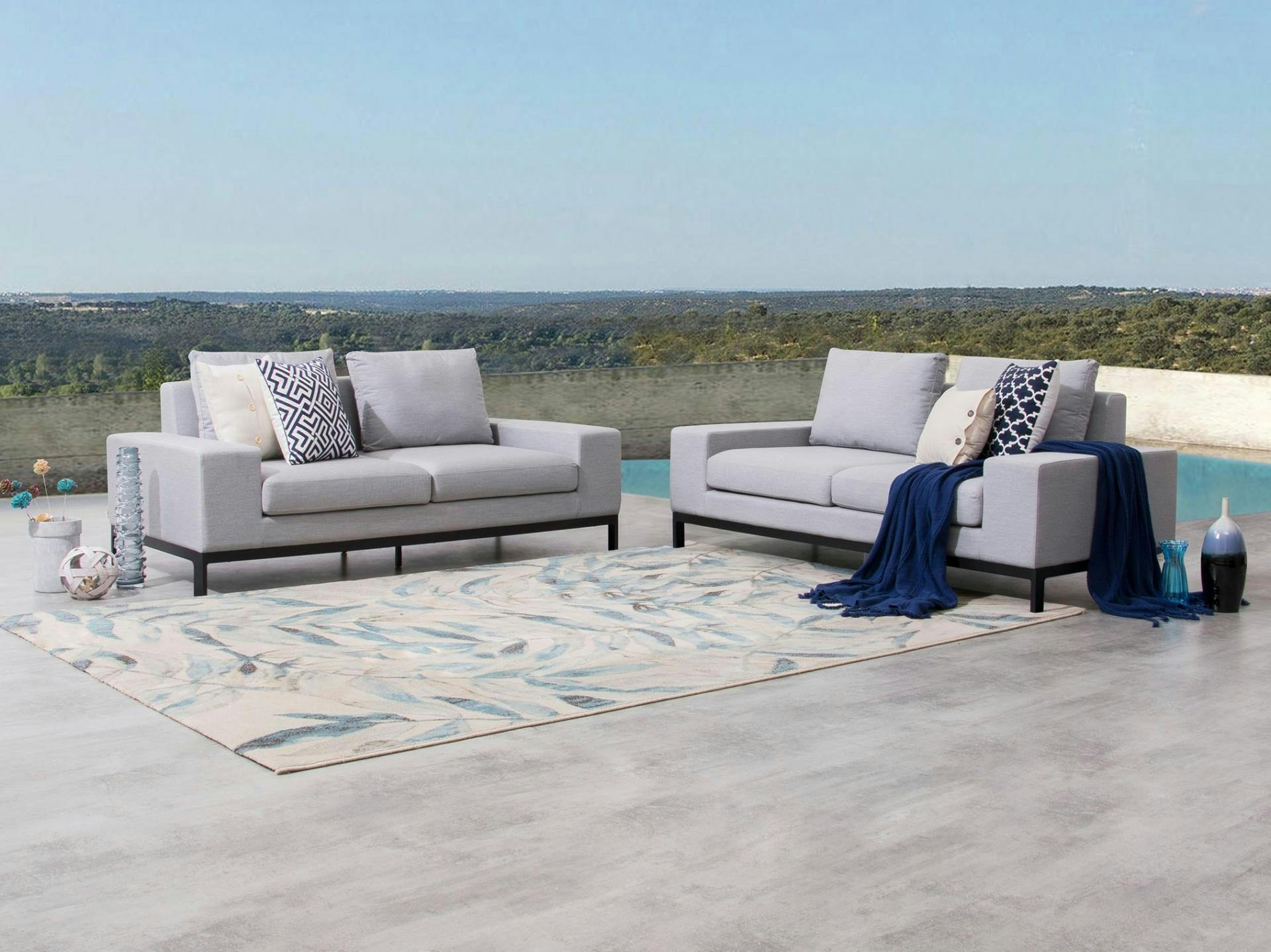 Jervis Outdoor Fabric Sofa Suite 2 + 2