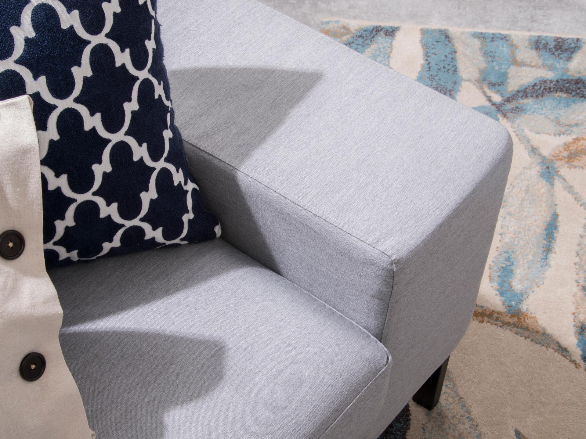 Jervis Outdoor Fabric Sofa Suite 2 + 1 + 1 With Ottoman 3