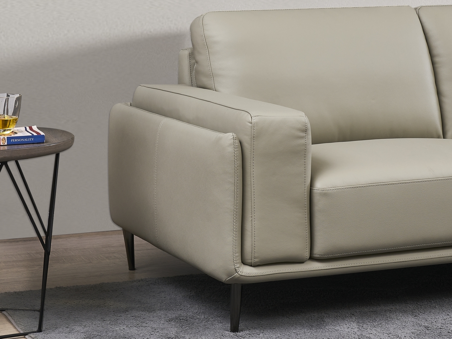 Arlo Leather Chaise Lounge Option A 3