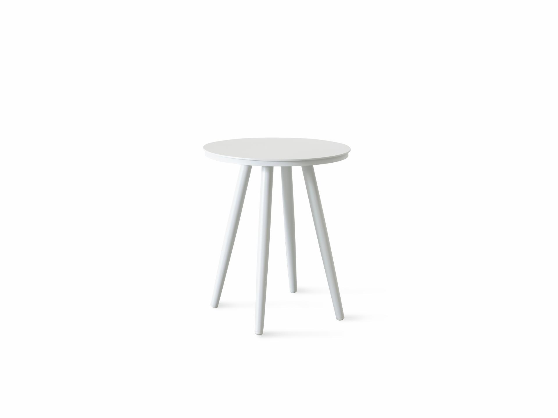Kai White Outdoor Aluminium Side Table 2
