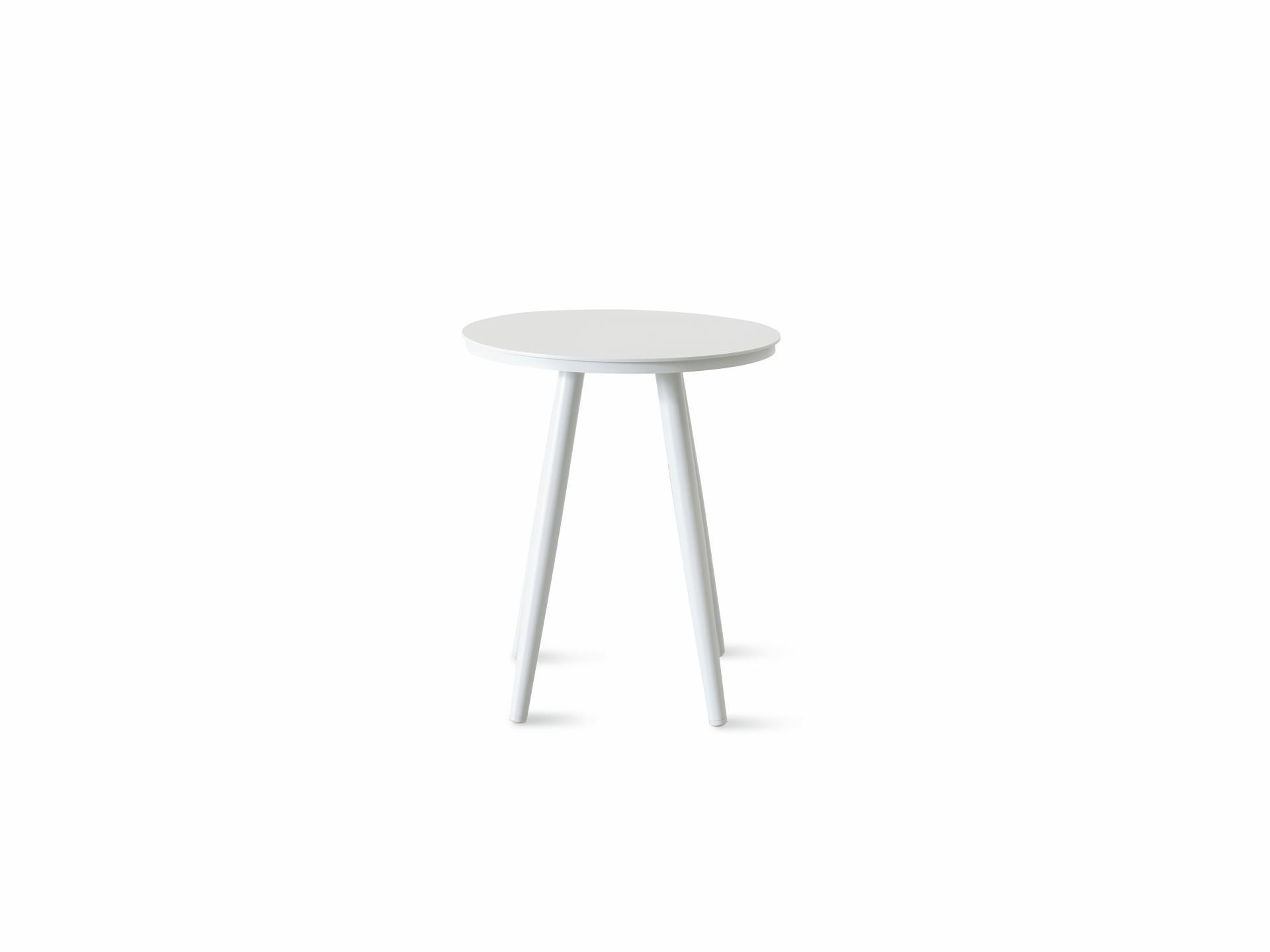 Kai White Outdoor Aluminium Side Table 3