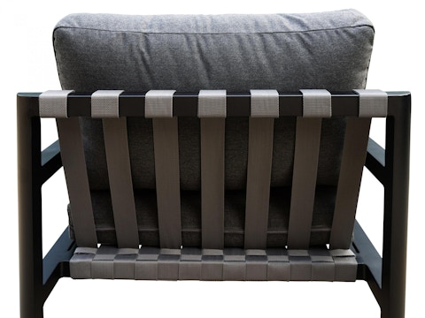 Manly Black Outdoor Armchair 7