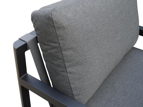 Manly Black Outdoor Armchair 8