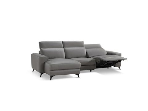 Tivoli Leather Recliner Chaise Lounge 13