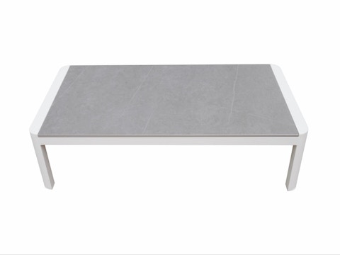 Manly White Outdoor Coffee Table 2