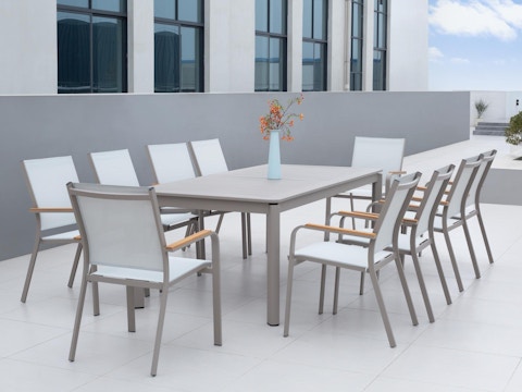 Wentworth 11-piece Outdoor Extendable Dining Set With Wentworth Chairs 1